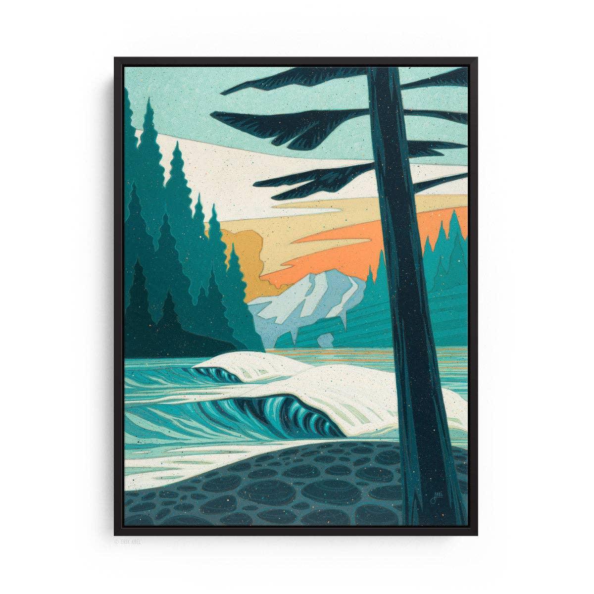 Happy Endings - WHLSL Print: Unframed / 9x12 / Paper