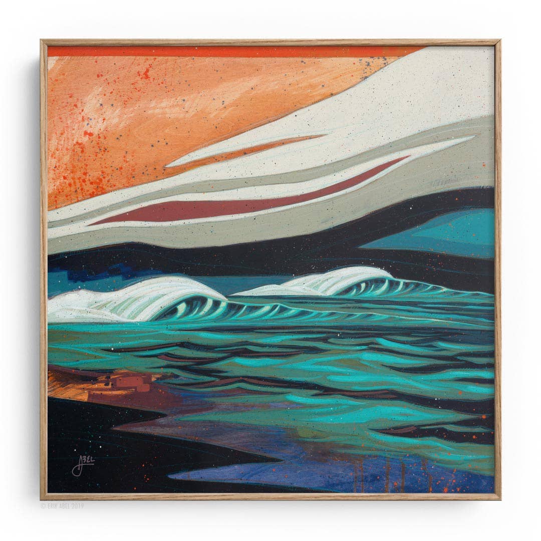 Dark Seas - WHLSL Print: Unframed / 12x12 / Bamboo Paper