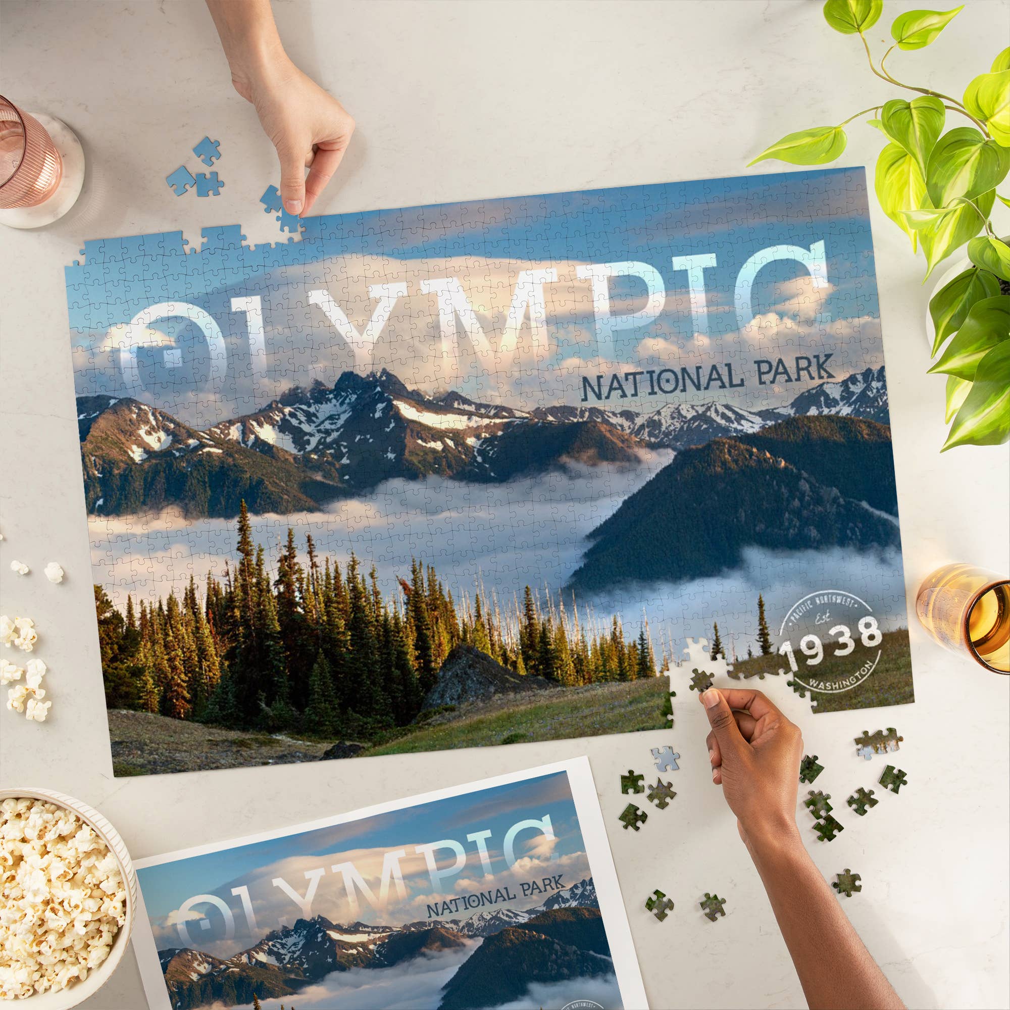 1000 PIECE PUZZLE Olympic National Park, Washington, 1938