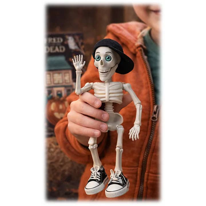 Fred from the Dead™ Posable Halloween Skeleton with Book