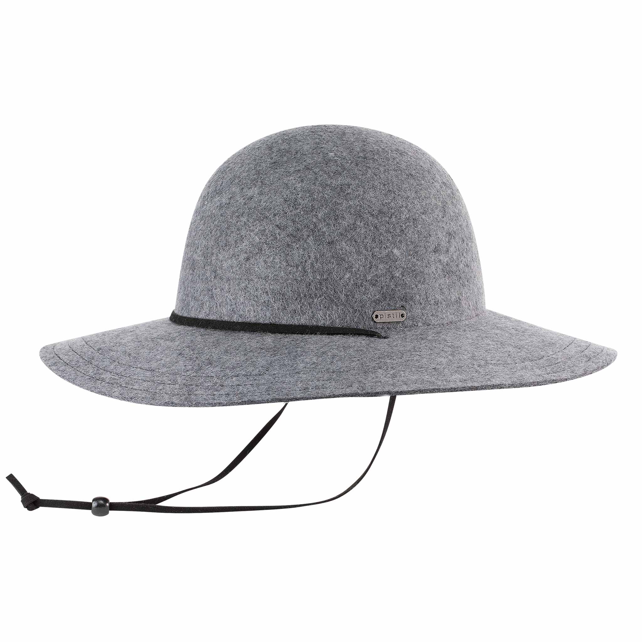 Tegan Wide Brim Hat: Mushroom