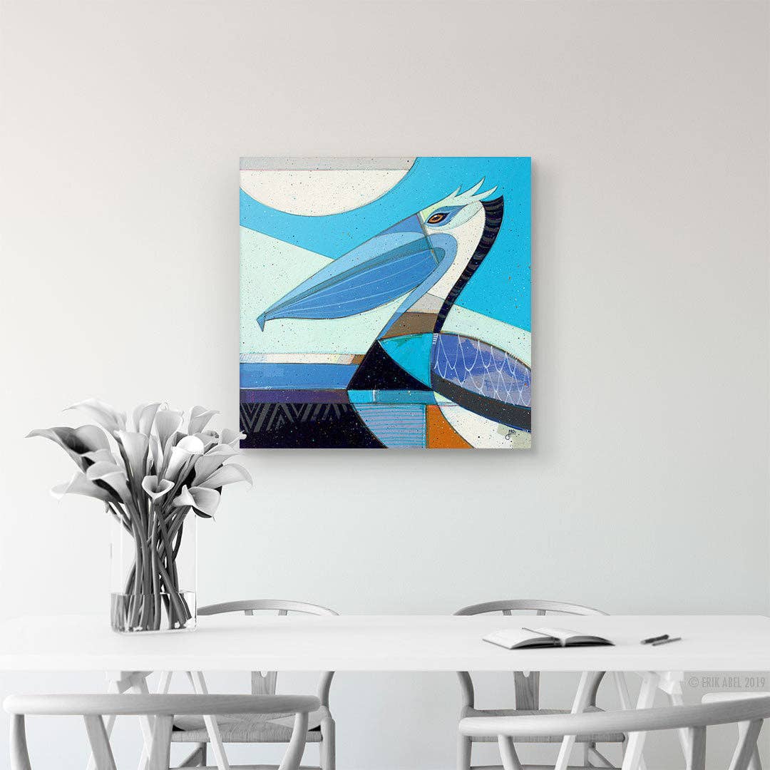 Pelicano 5 - WHLSL Print: ChromaBlock / ChromaBlock Black / 12x12