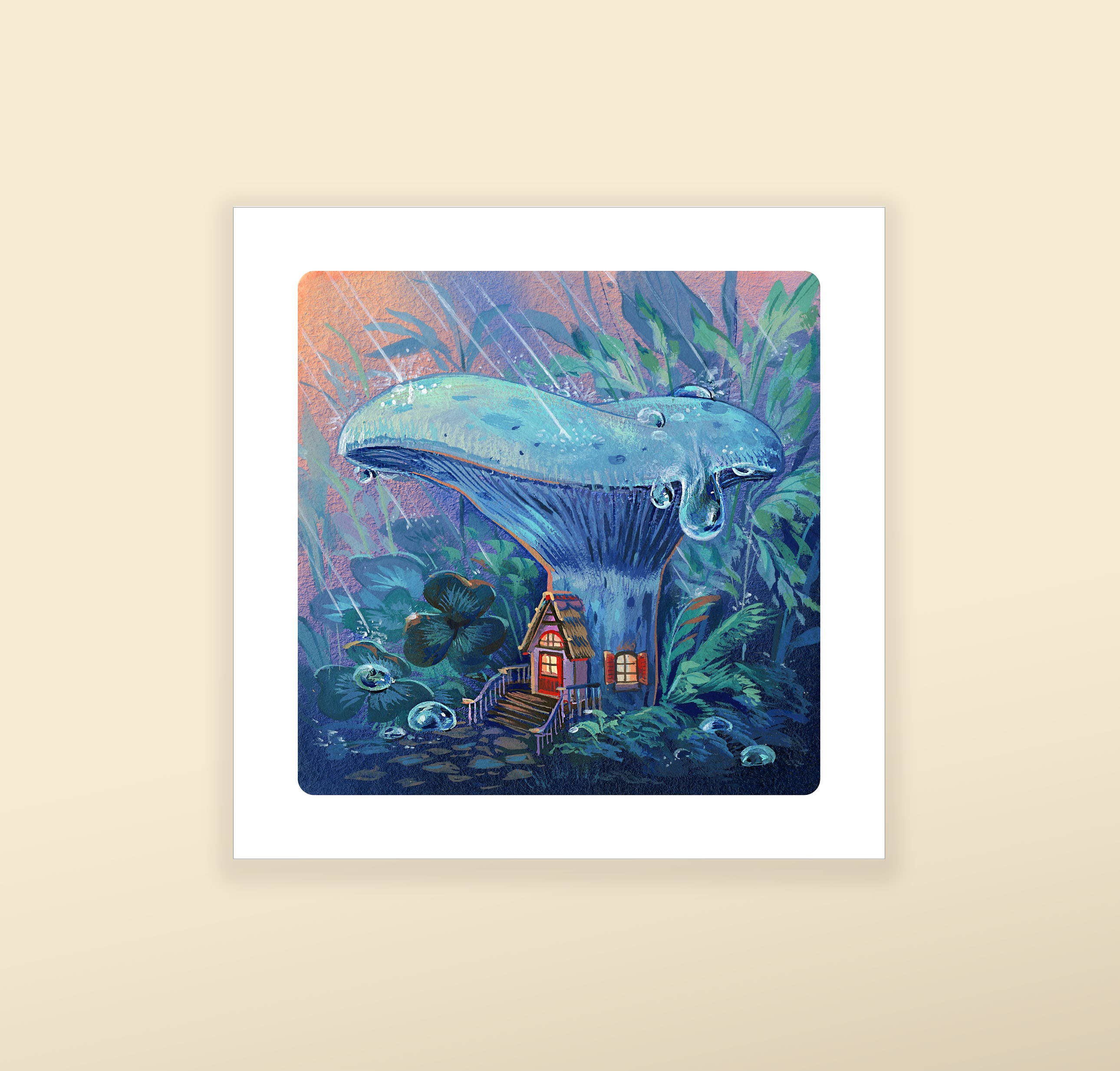 Indigo Milkcap - Fine Art Print