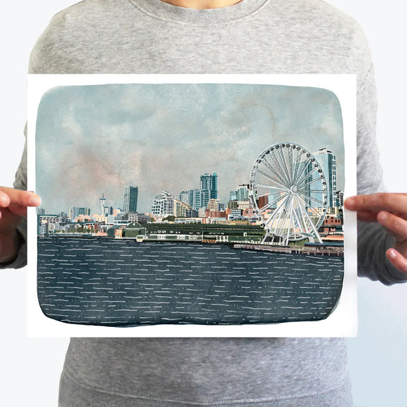 Seattle Ferris Wheel Print