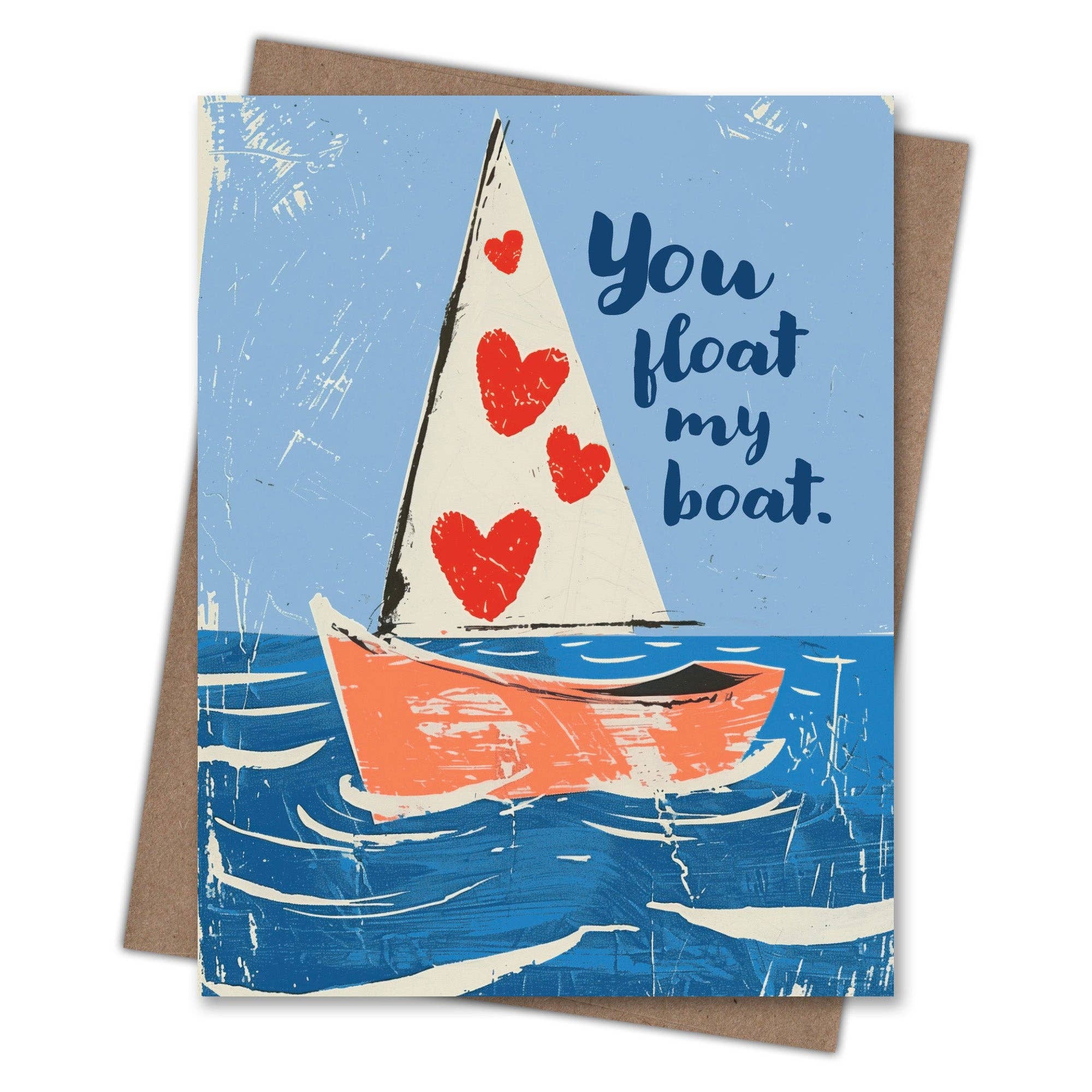 Float My Boat Love Card