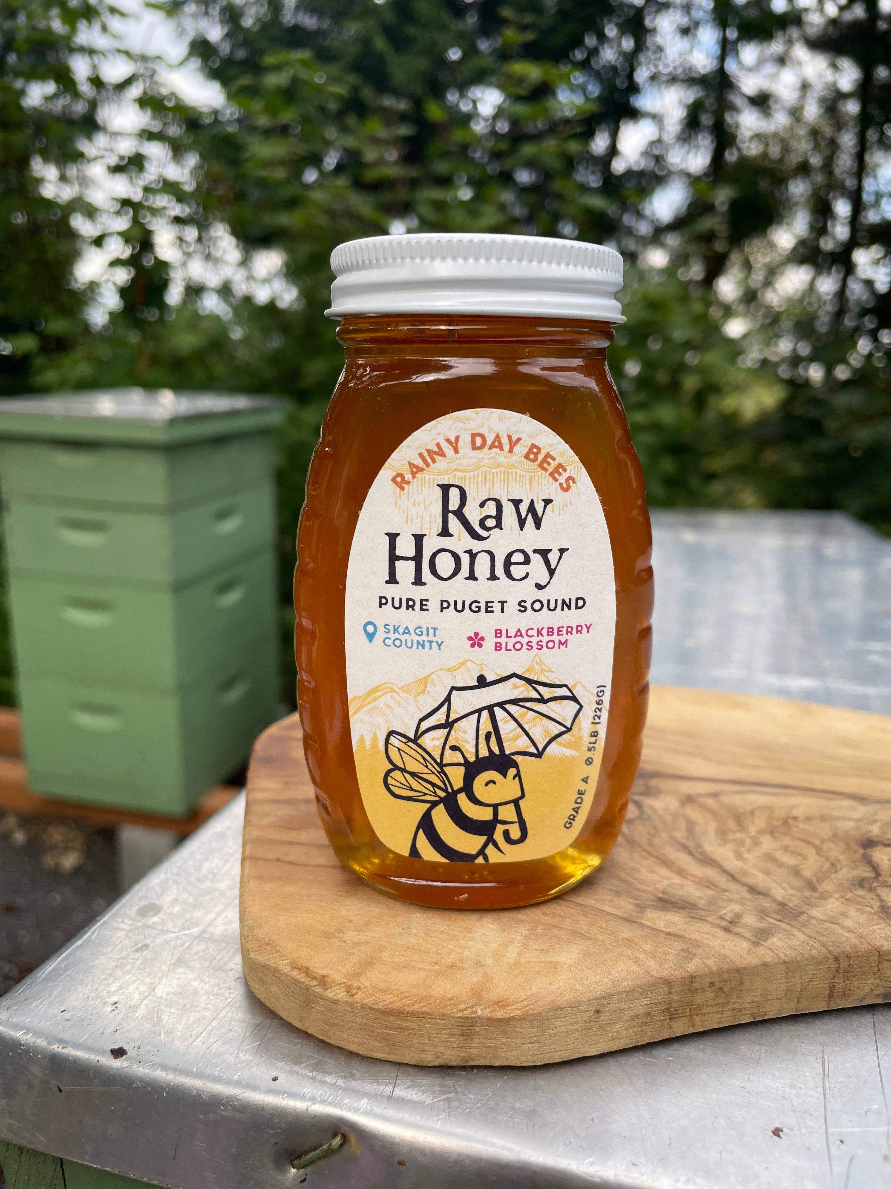 Pure Puget Sound Honey - Glass: 1 lb / Skagit County Blackberry Blossom