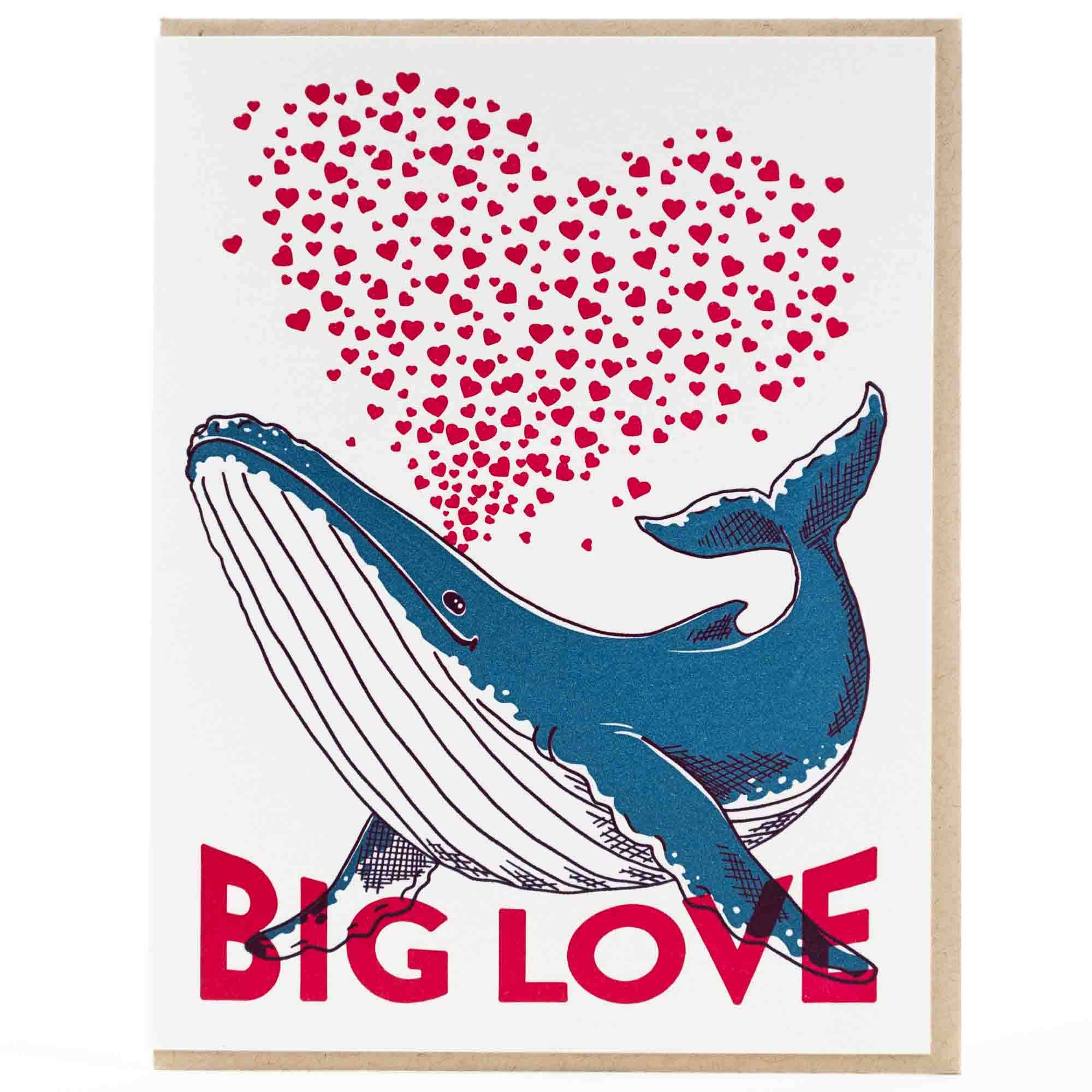 Big Love Whale Card
