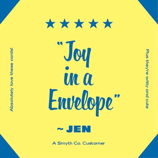 Yellow Grid Anniversary Card