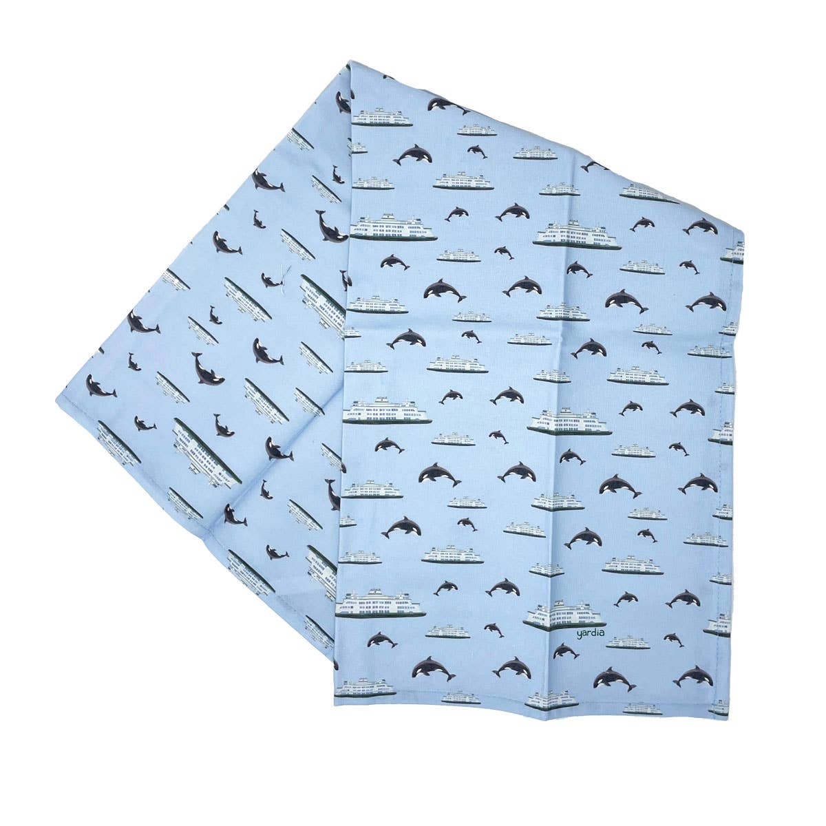 Ferry Tea Towel - Organic Cotton Kitchen Towel