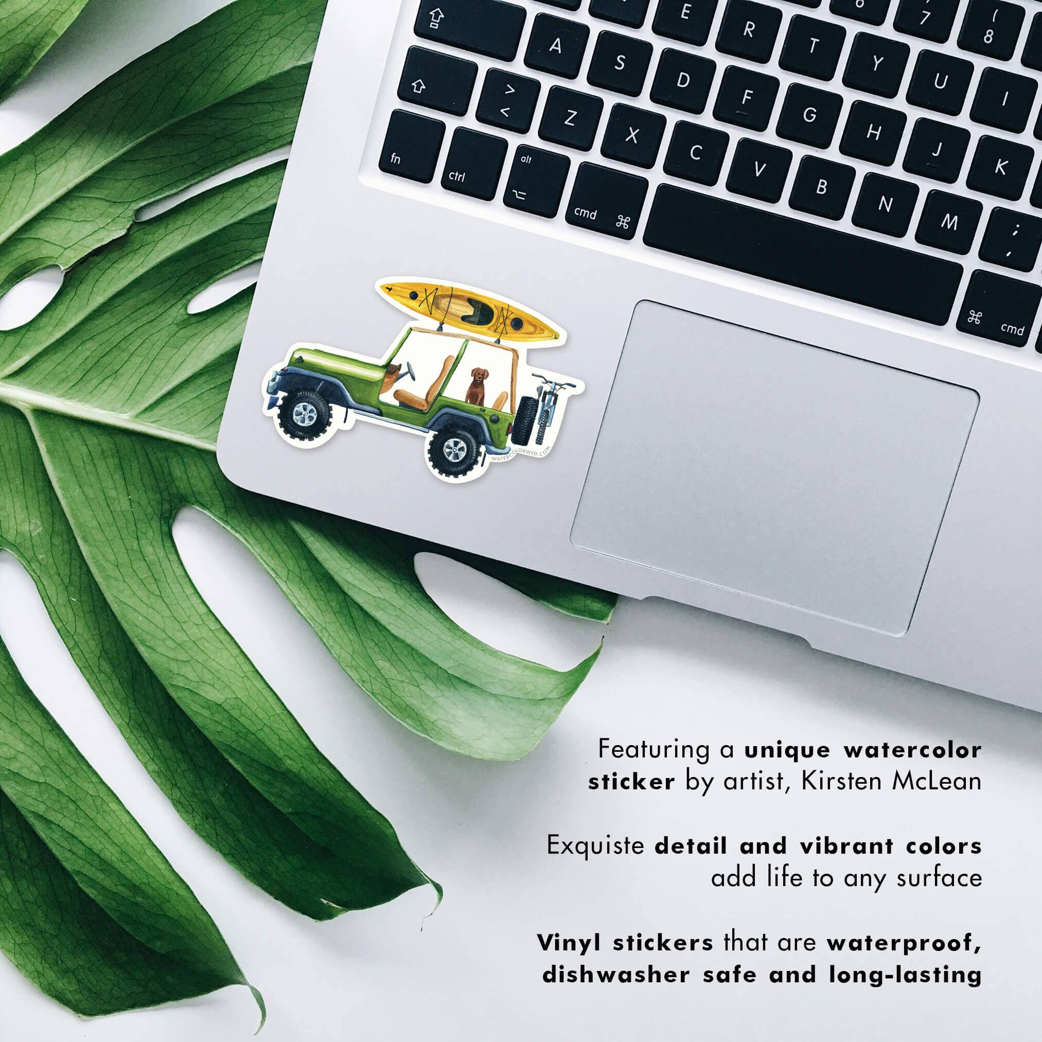 Green Adventure SUV Sticker