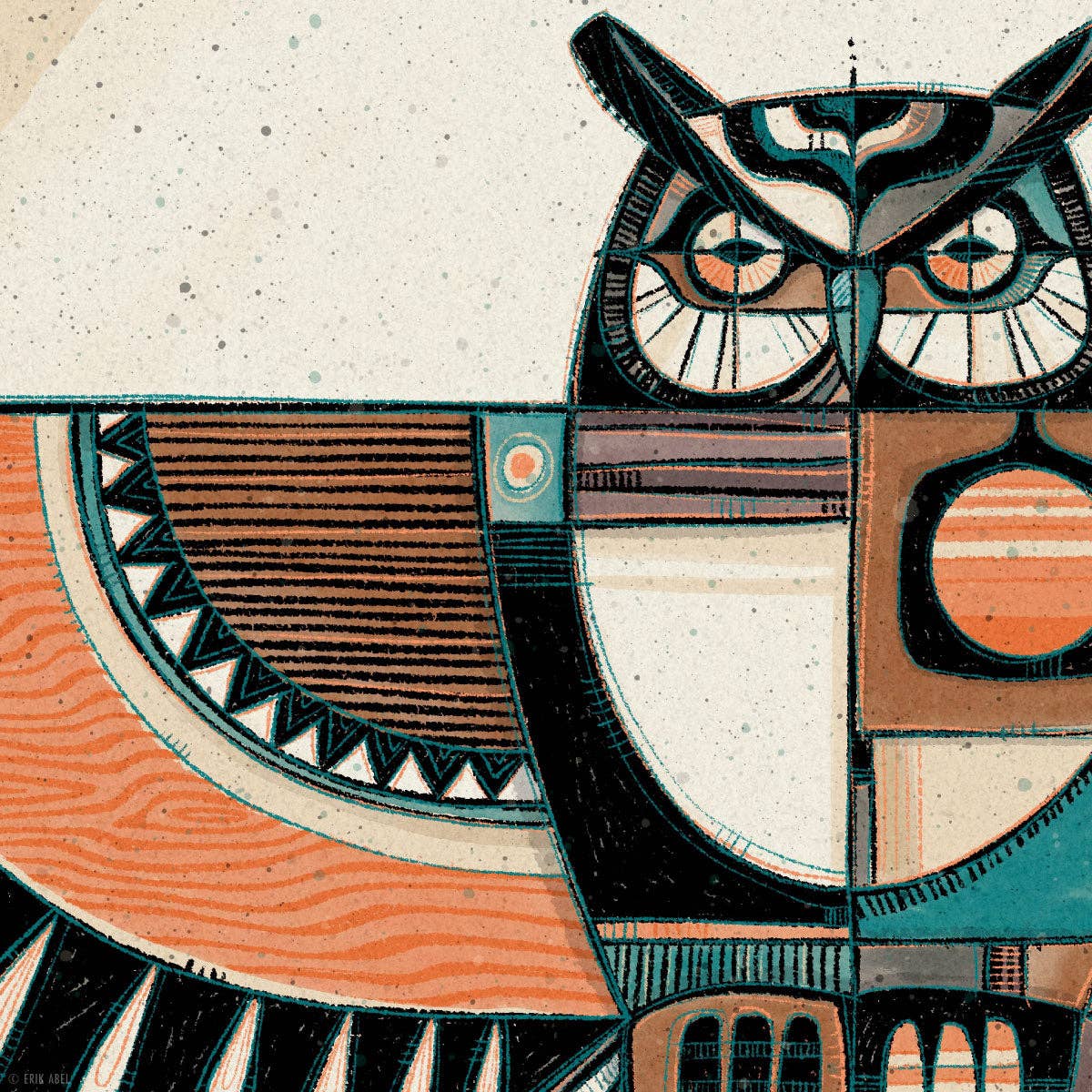 Hoot Hoot - WHLSL Print: Unframed / 12x9 / Paper