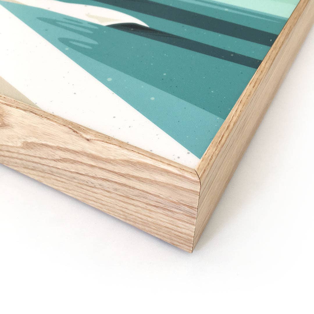 Pnwonderland: Rainier - WHLSL Print: ChromaBlock / ChromaBlock Black / 12x12