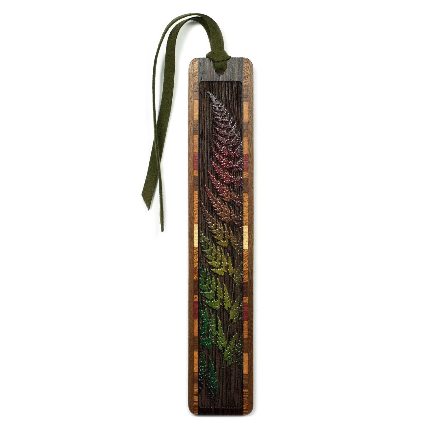 Sword Fern Wood Bookmark