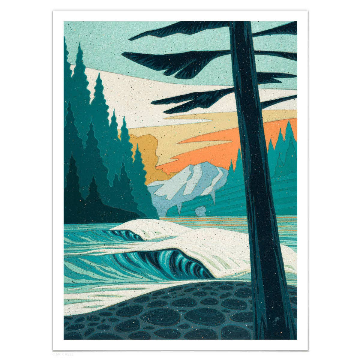 Happy Endings - WHLSL Print: Unframed / 9x12 / Paper
