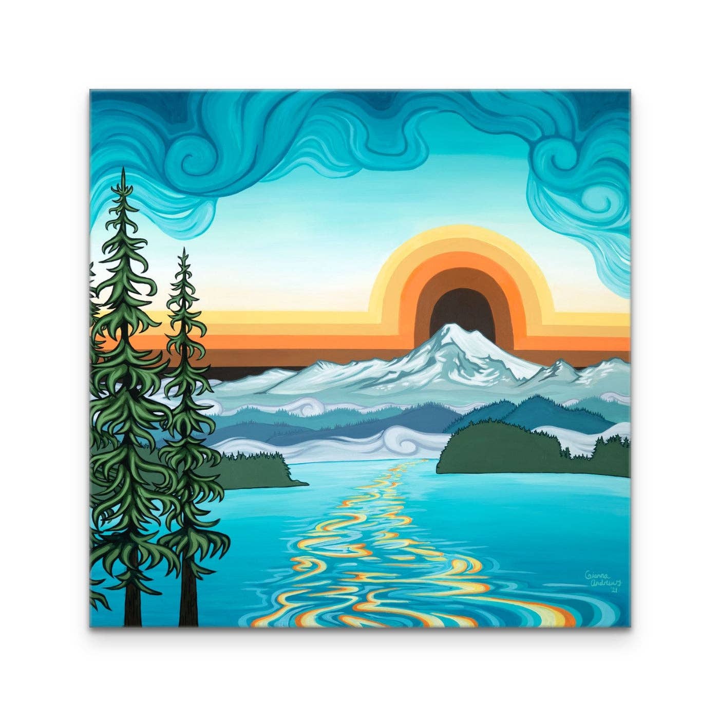 "Magic in the Air" Print: 24x24" / Canvas