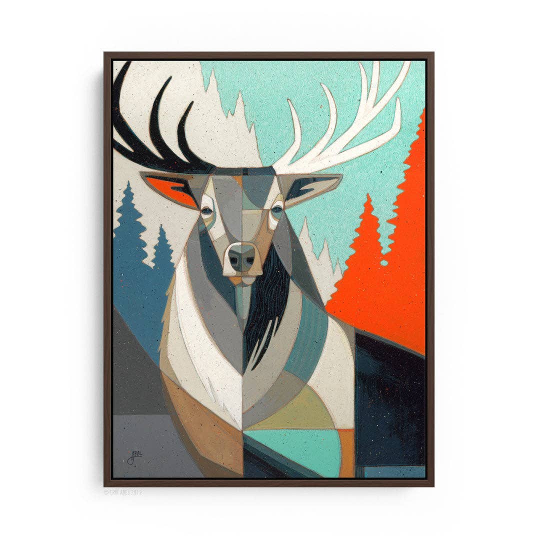 Wapiti - WHLSL Print: Unframed / 9x12 / Bamboo Paper