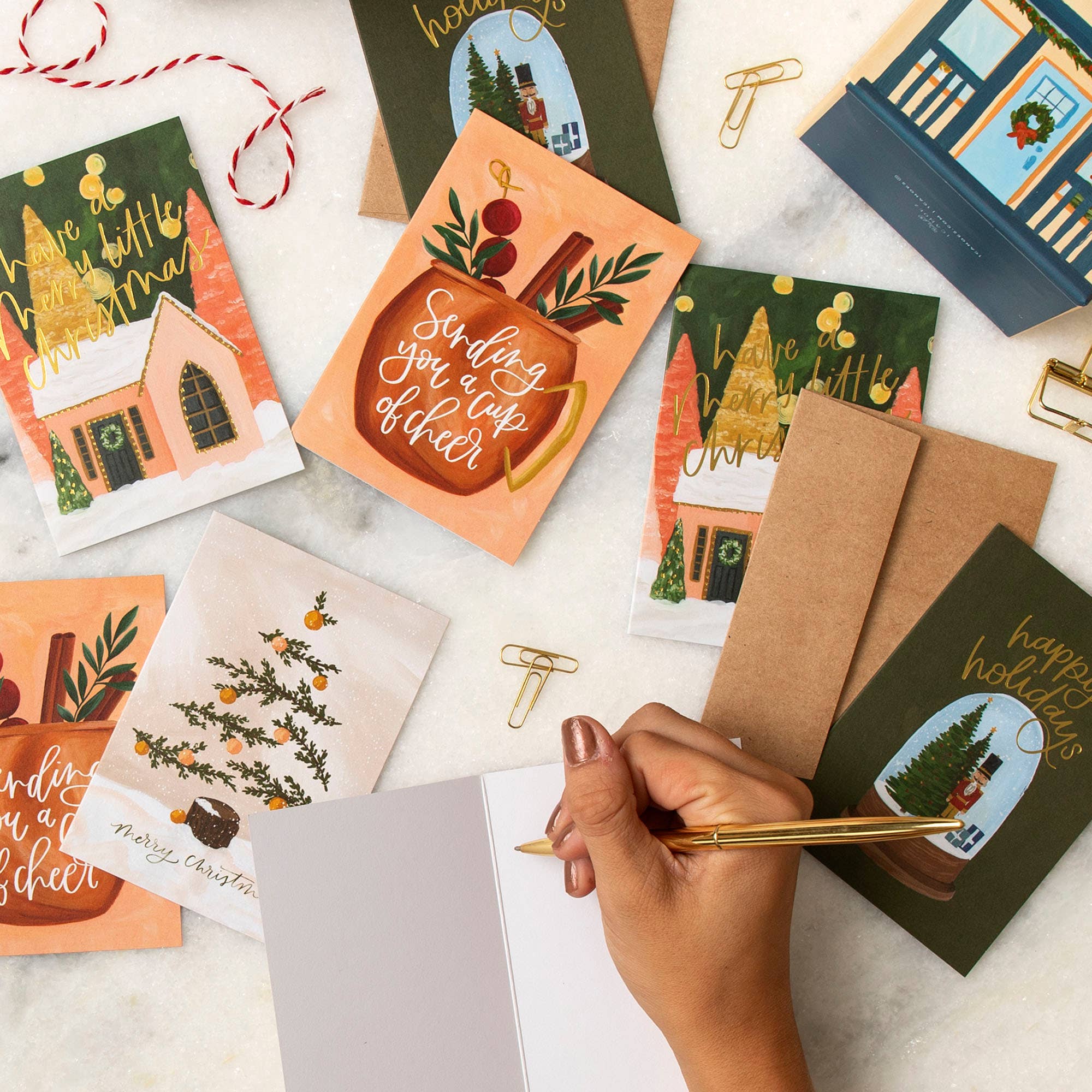 Christmas Cottage Specialty Greeting Card Box Set