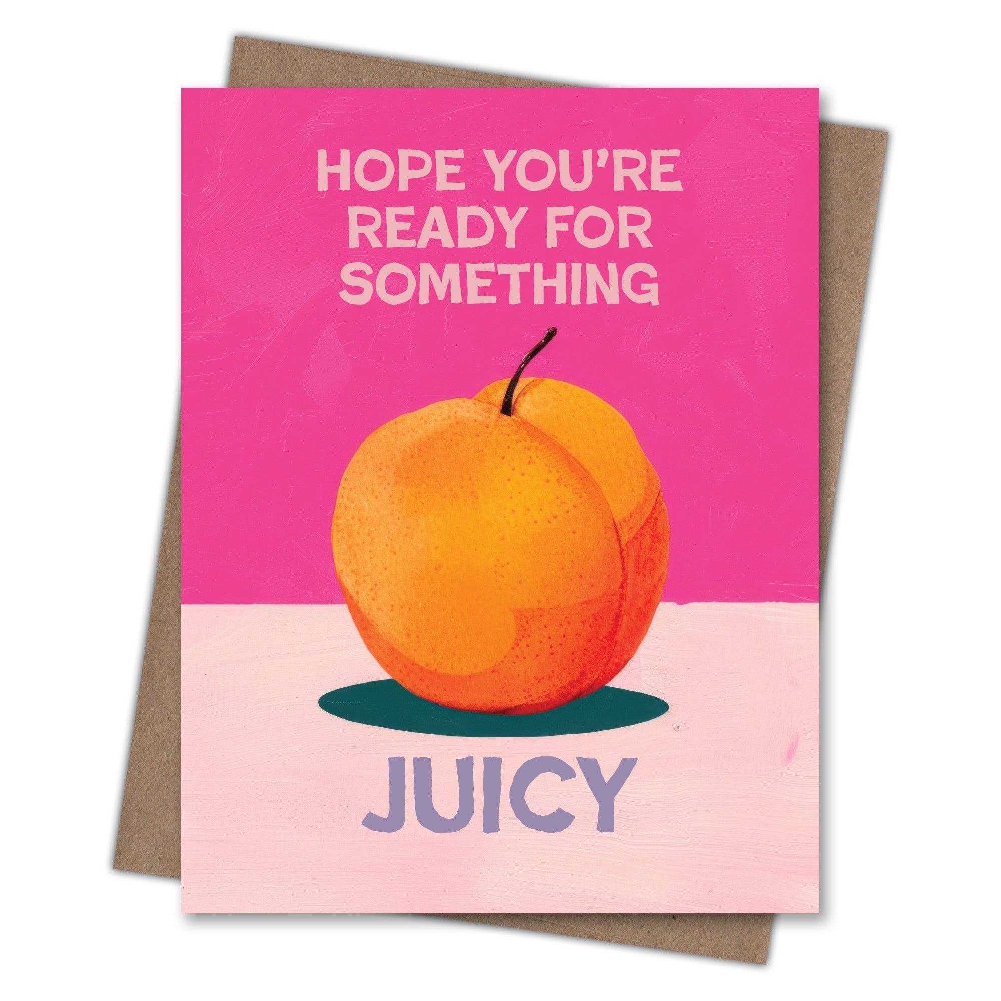 Juicy Peach Love Card