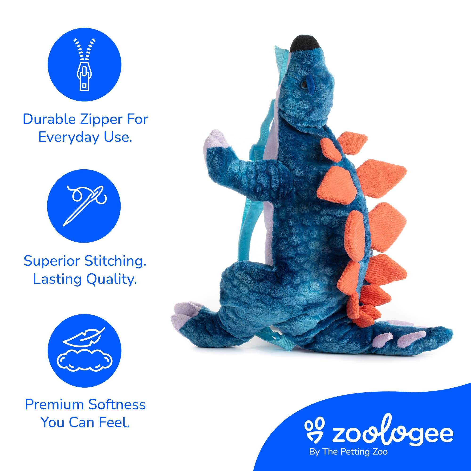 Backpack Dino Stegosaurus 20" (50cm)