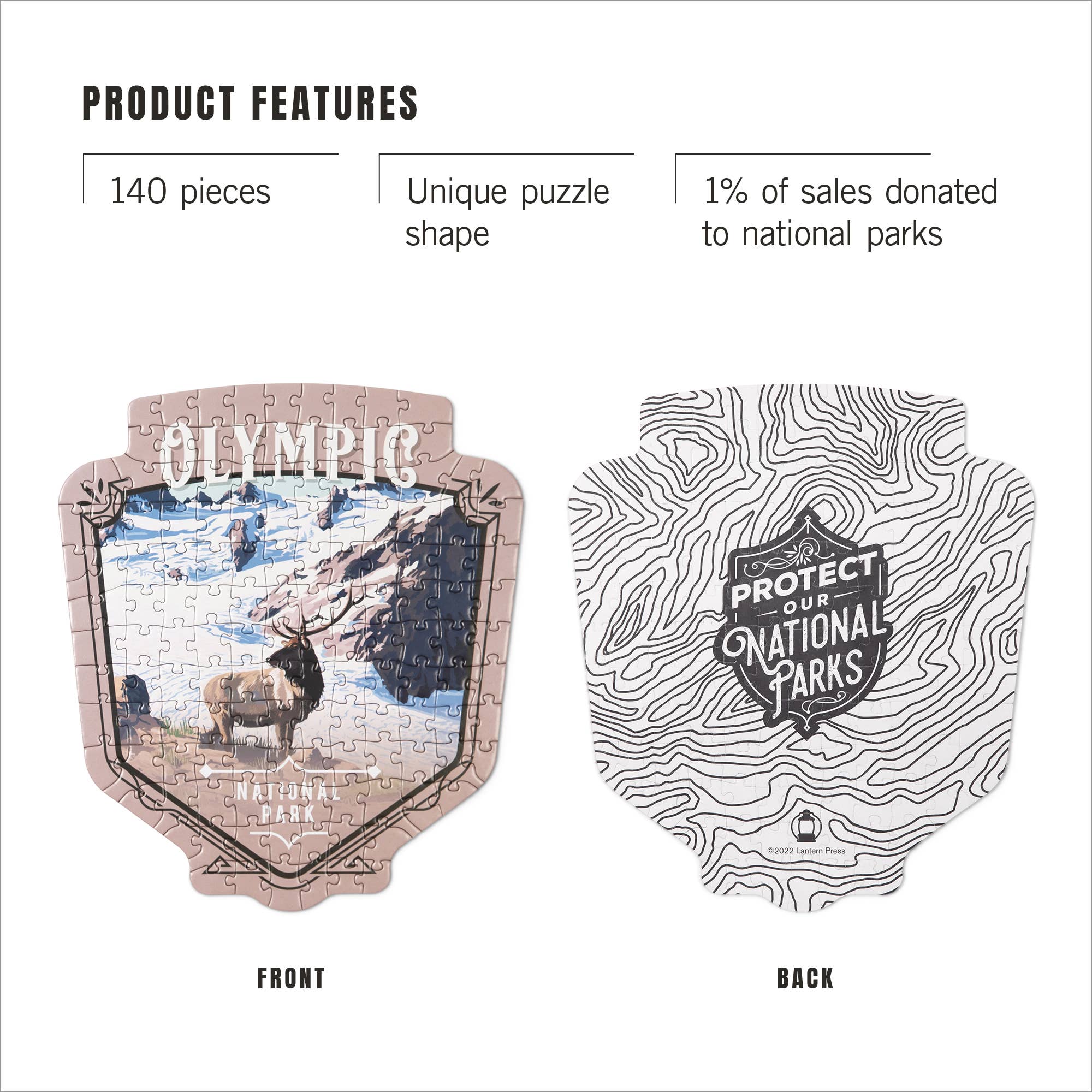 Protect Our National Parks - Mini Puzzle, Olympic