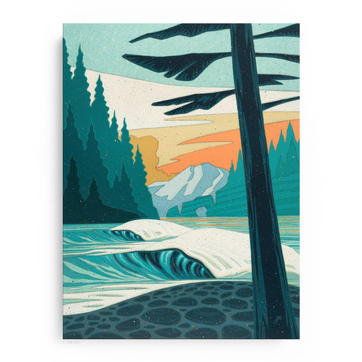 Happy Endings - WHLSL Print: Unframed / 9x12 / Paper
