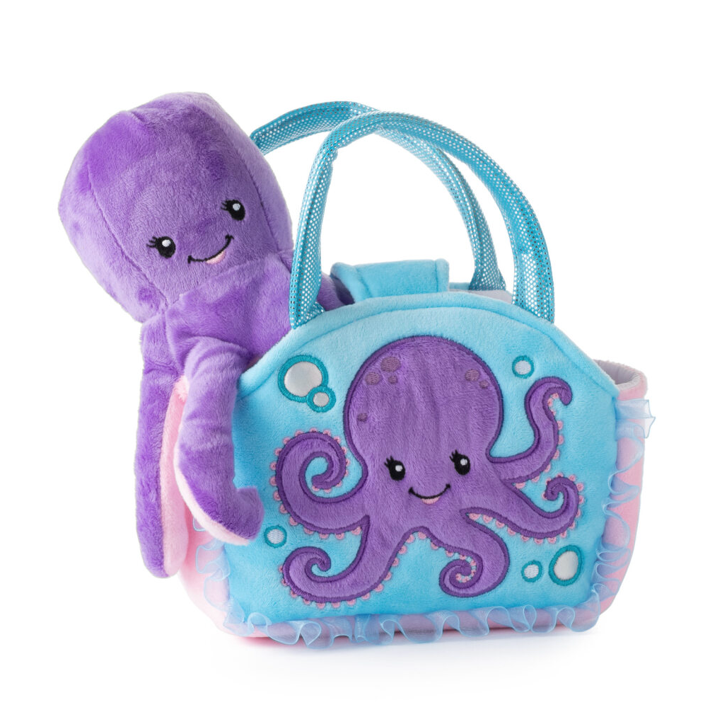 Plush Animal Set with Purse - Octopus