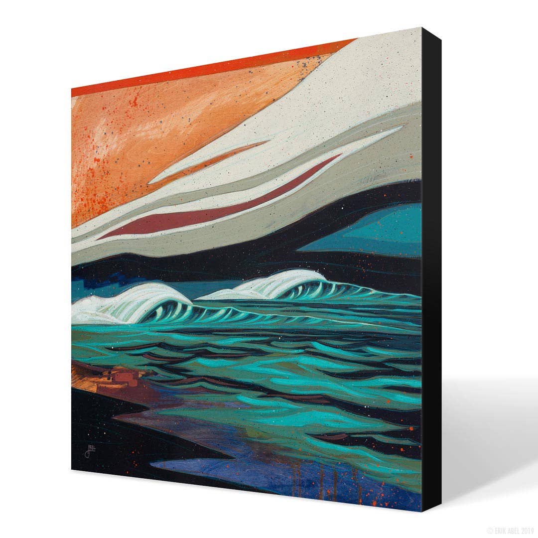 Dark Seas - WHLSL Print: Unframed / 12x12 / Bamboo Paper