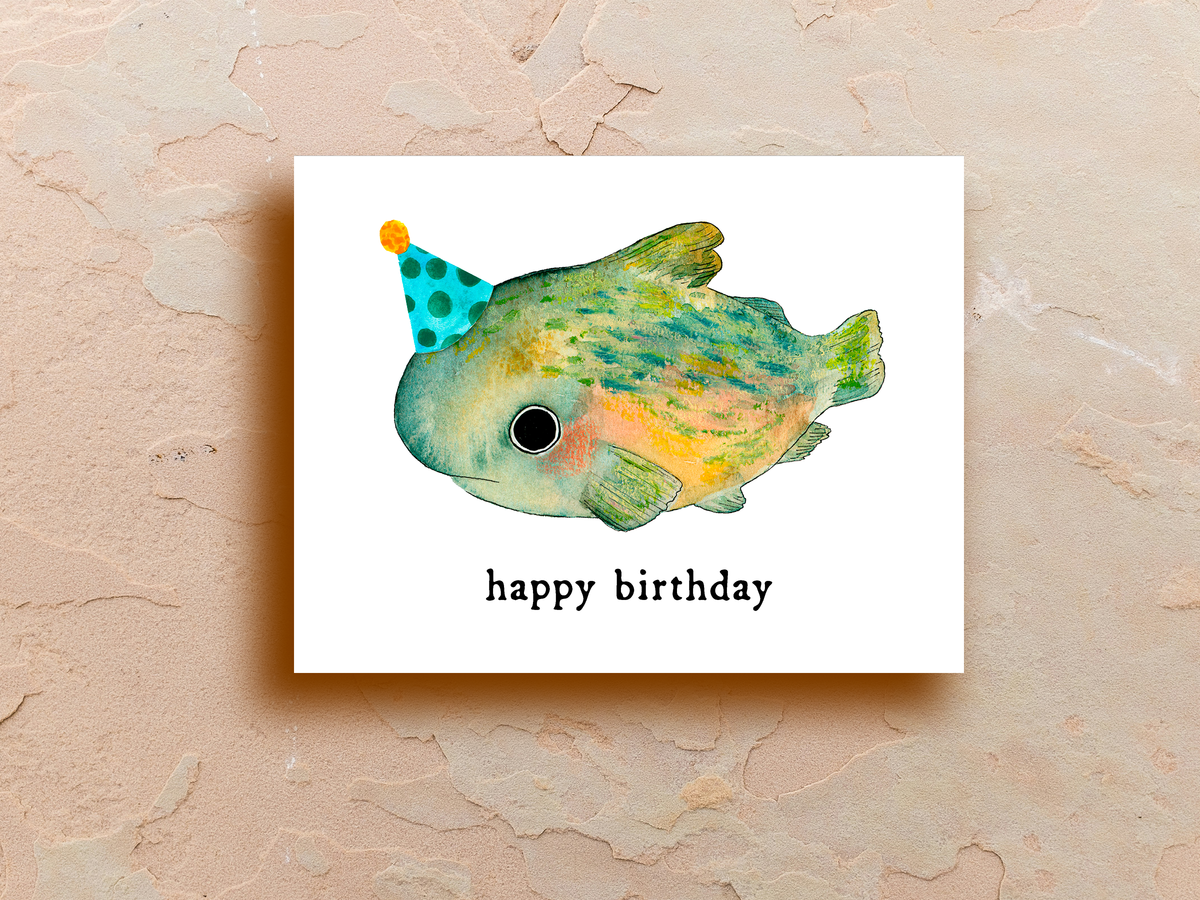 Birthday Fish - Greeting Card