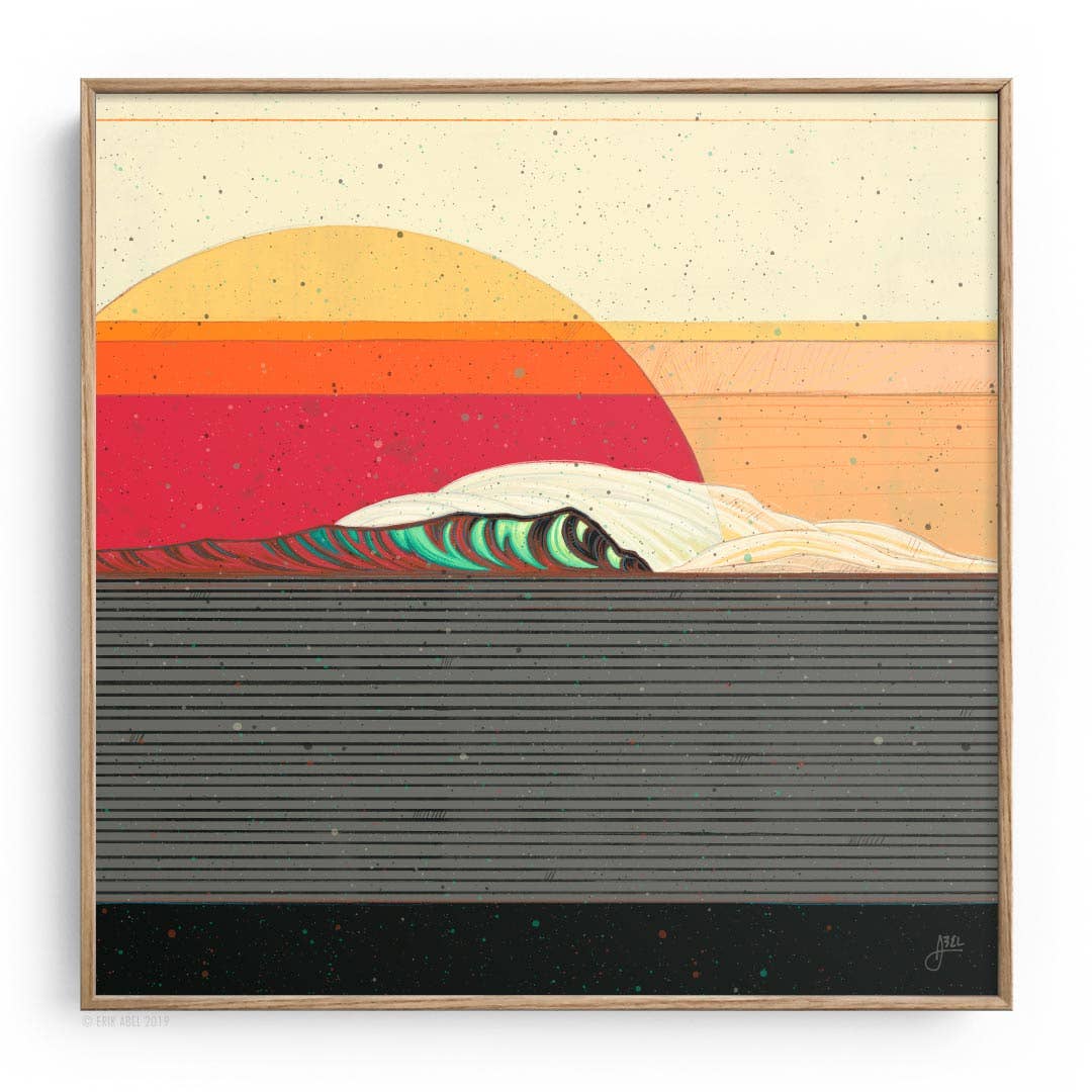 Horizon 4 - WHLSL Print: Unframed / 12x12 / Bamboo Paper