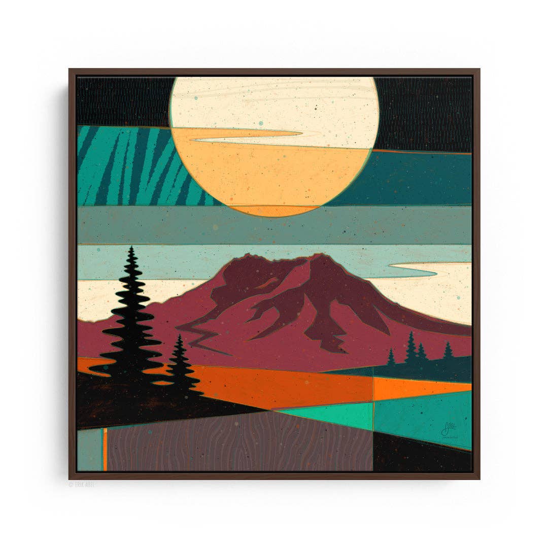 Pnwonderland: St. Helens - WHLSL Print: Unframed / 12x12 / Bamboo Paper