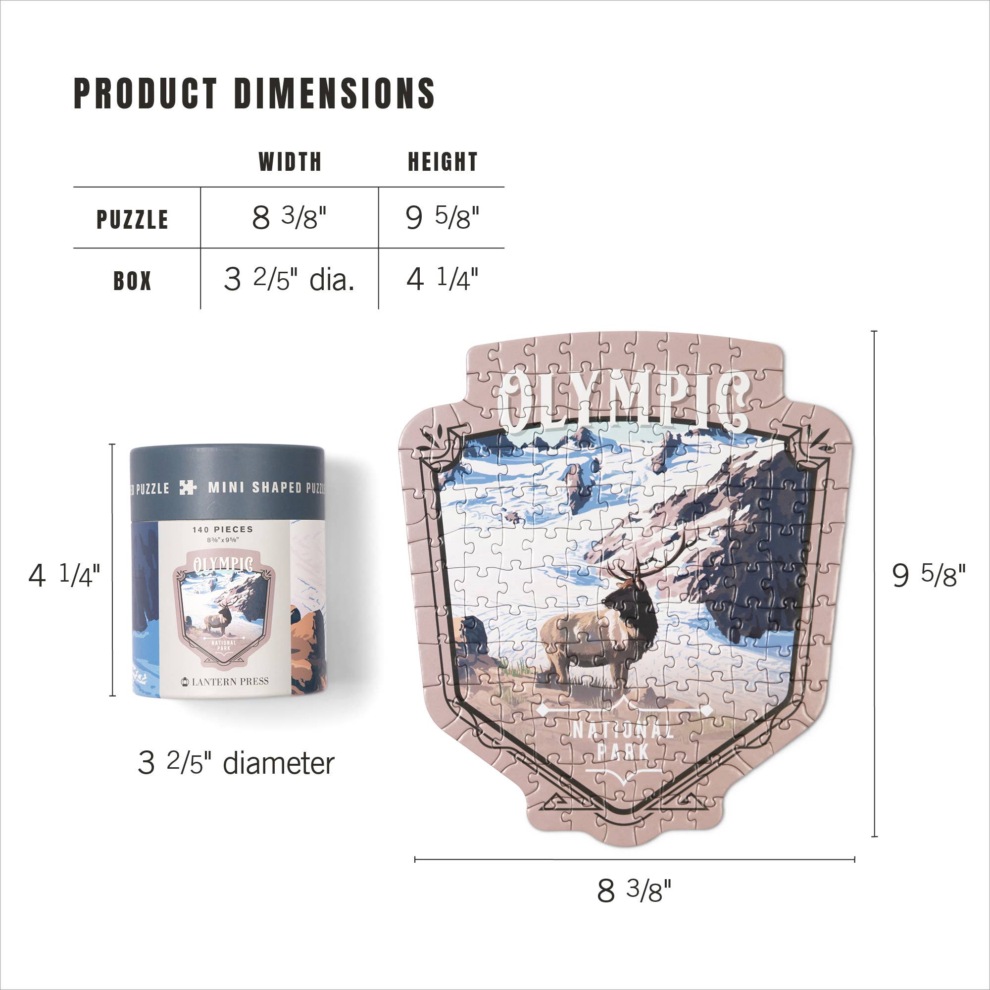 Protect Our National Parks - Mini Puzzle, Olympic
