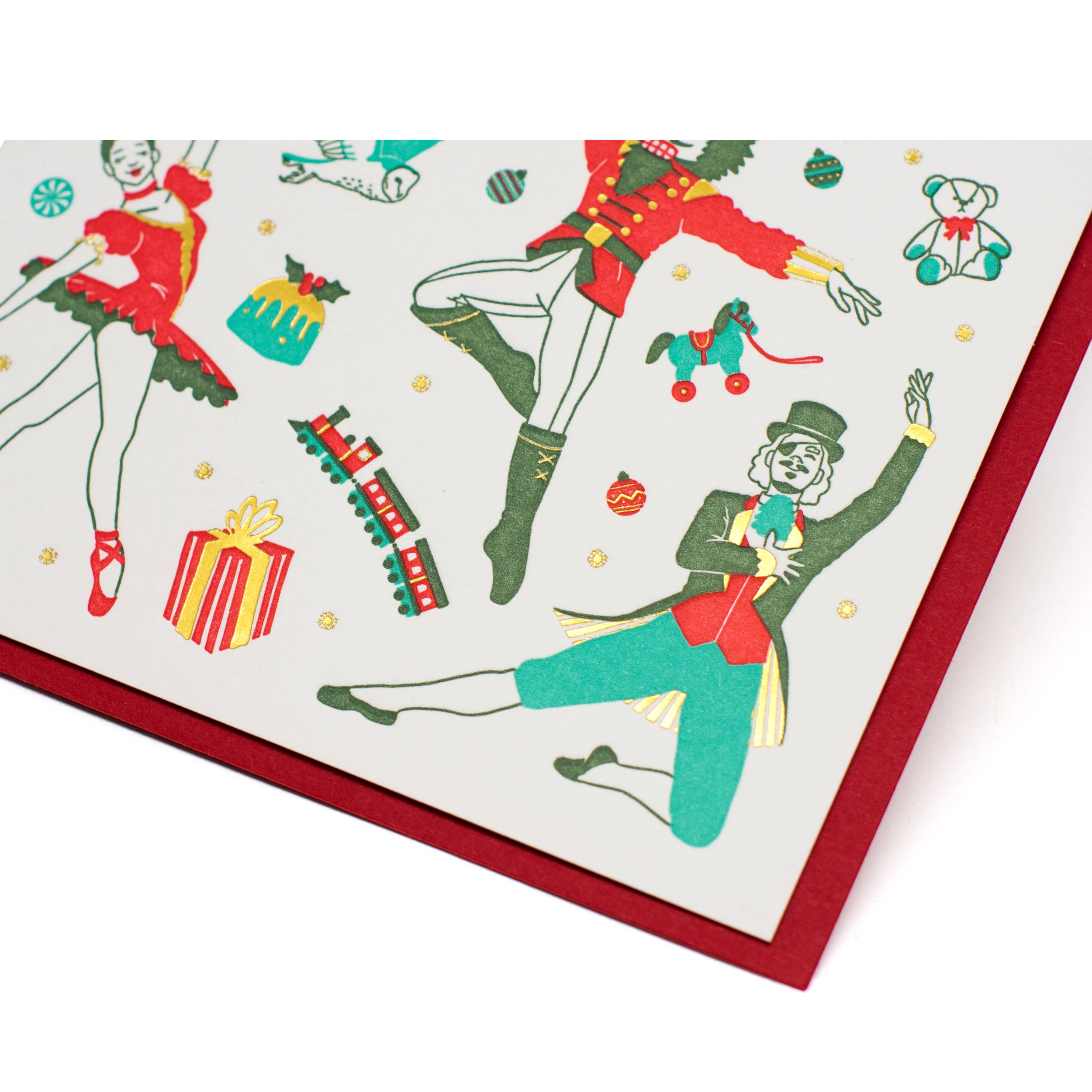 Merry Christmas Nutcracker Card: Single Card