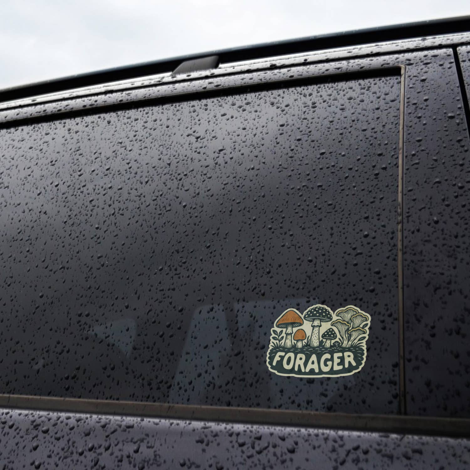 Forager Mushrooms Sticker
