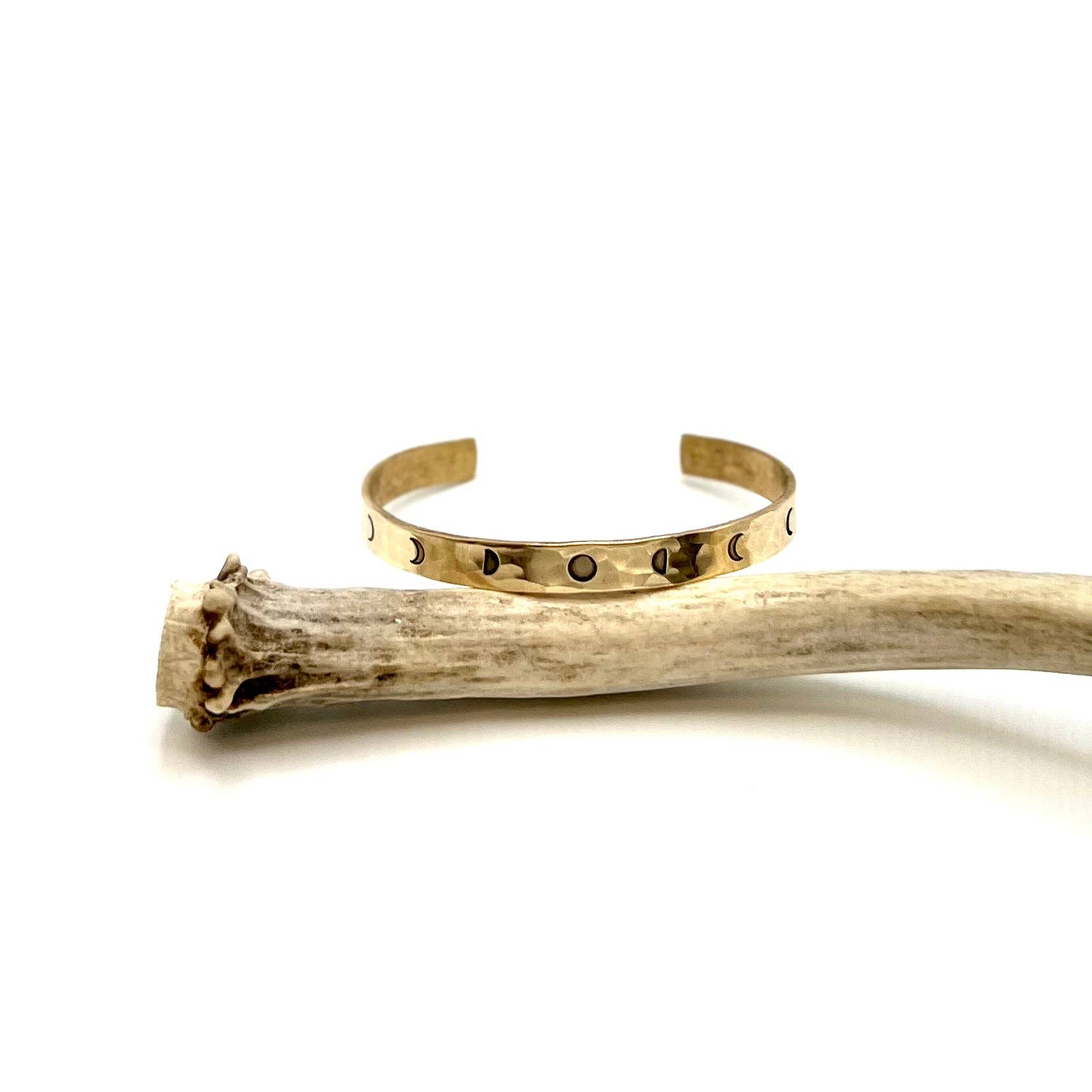Handmade Celestial Cuff: Silver