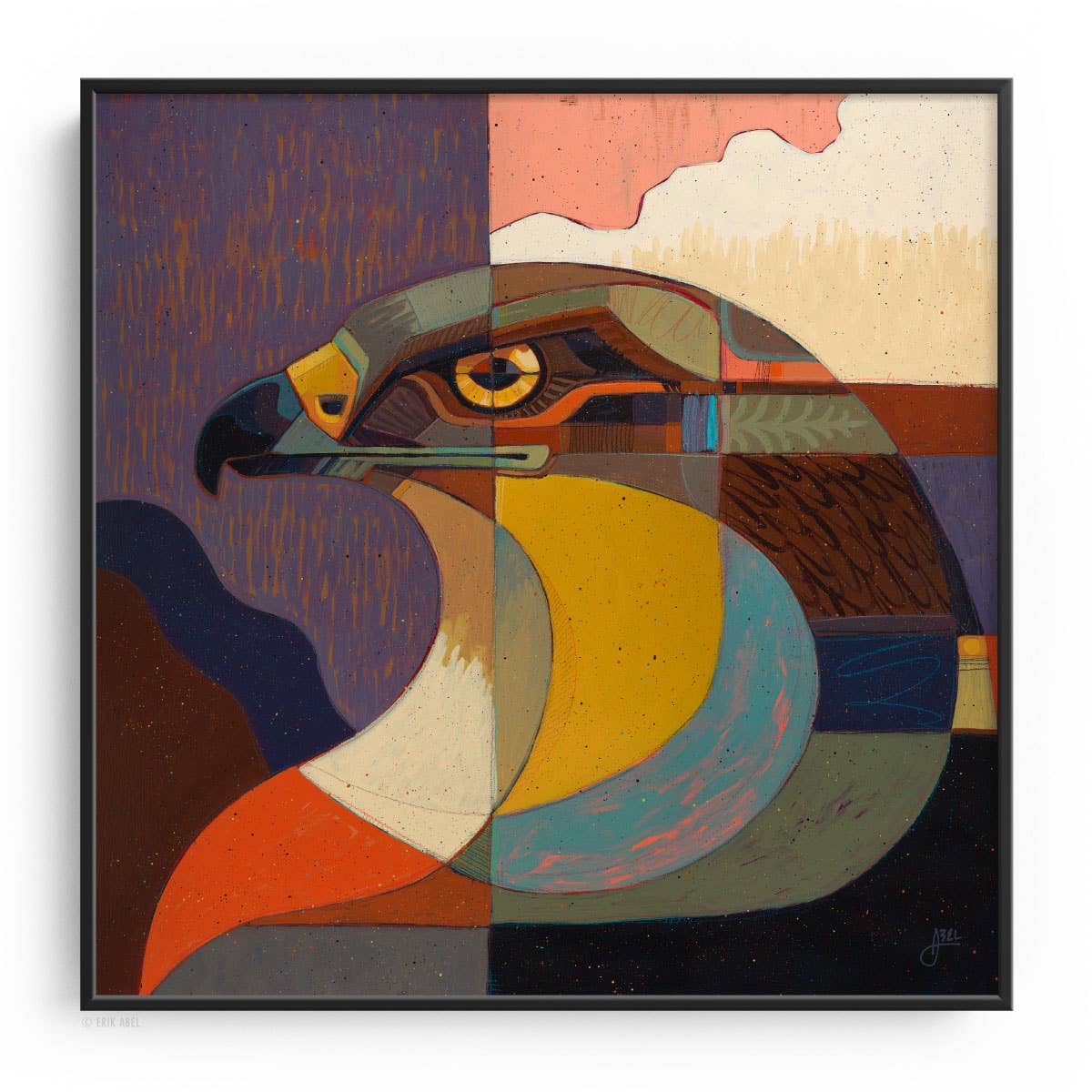 Red Tailed - Erik Abel Print