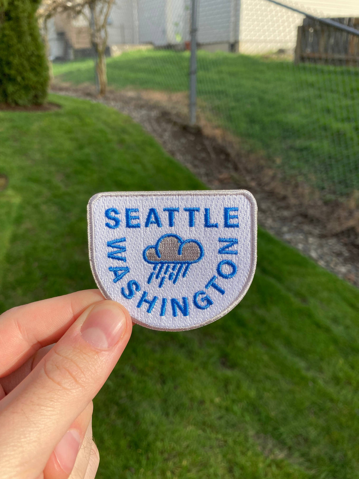Seattle Embroidered Iron-on Patch