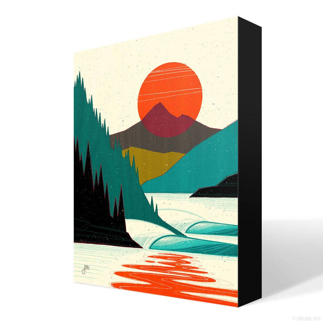 Northern Sol - WHLSL Print: Unframed / 9x12 / Bamboo Paper