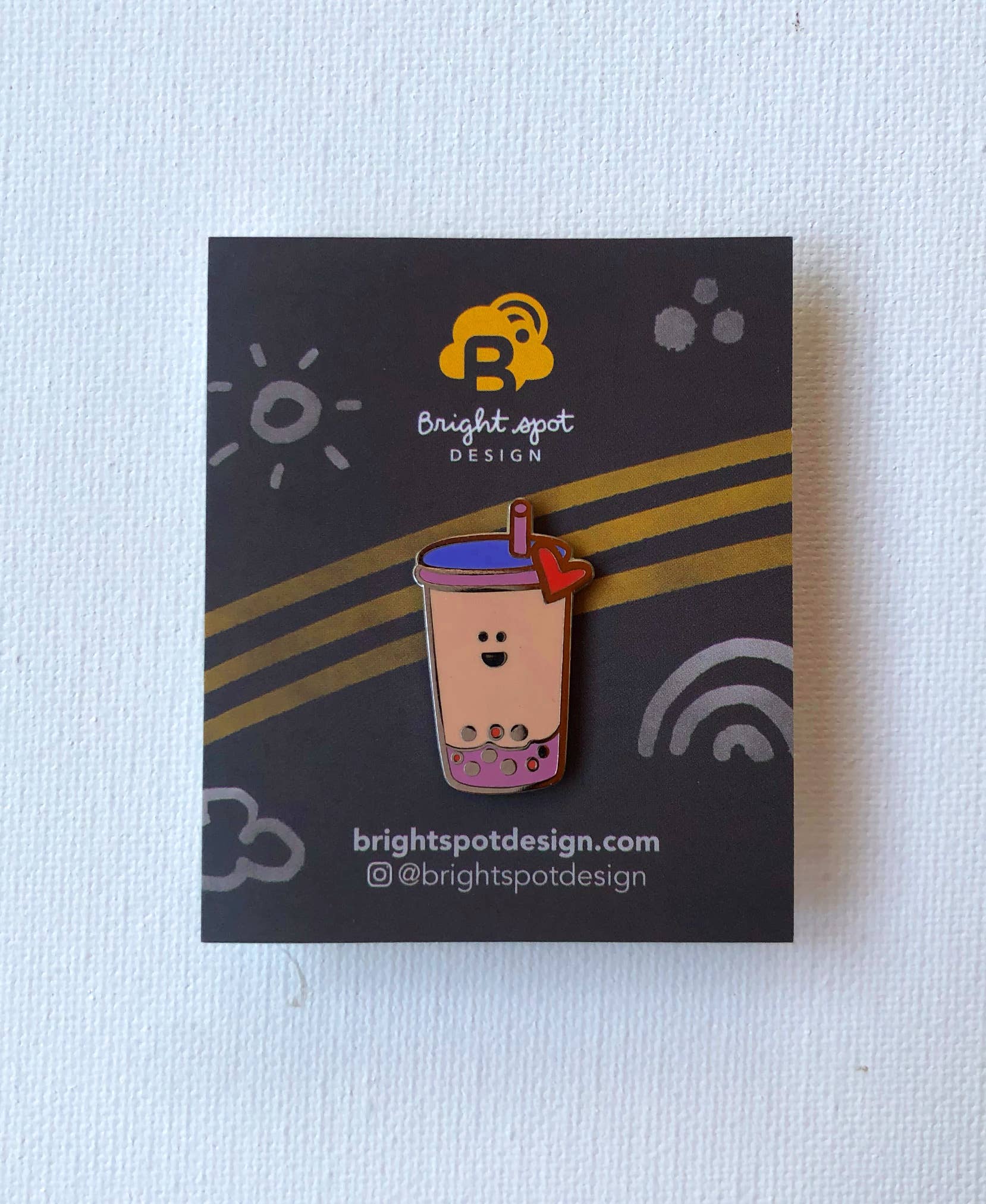 Bubble Best-tea Enamel Pin