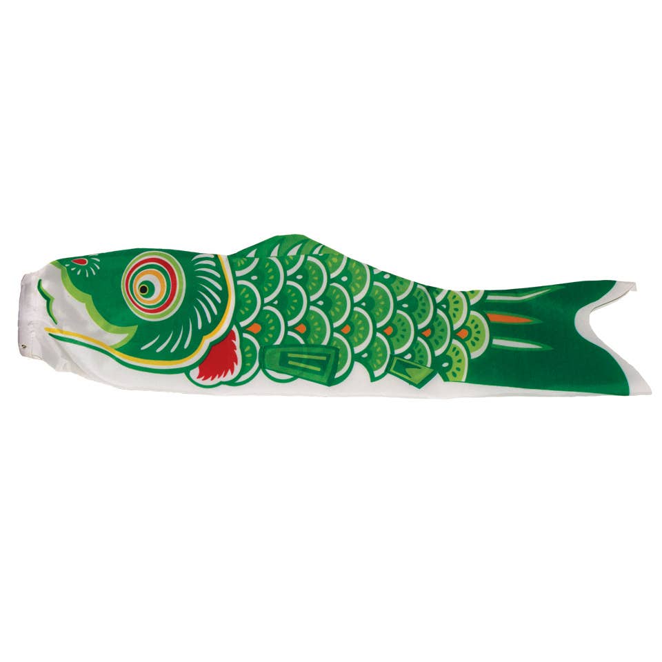 Green Koi Windsock