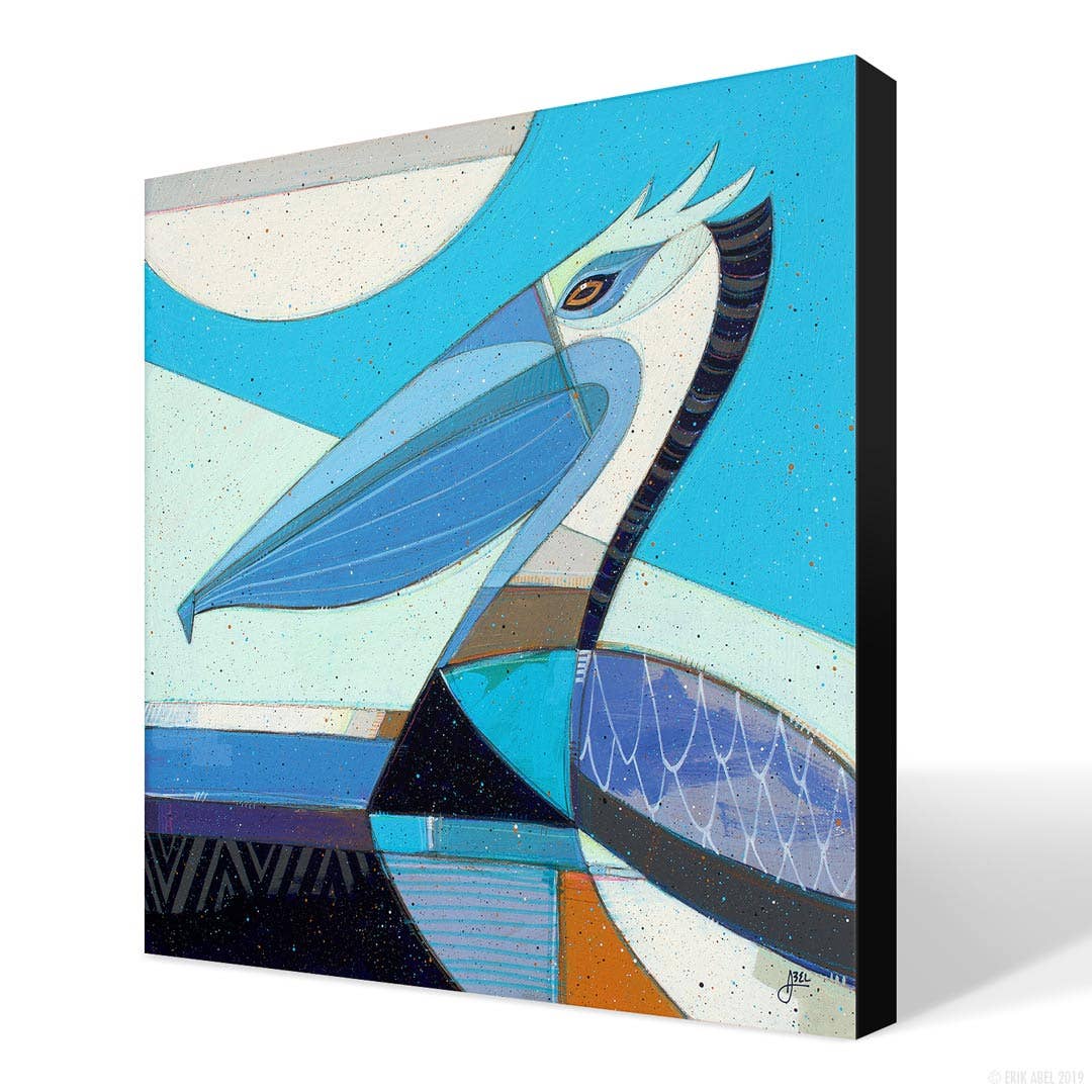 Pelicano 5 - WHLSL Print: ChromaBlock / ChromaBlock Black / 12x12