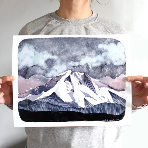 Mt Rainer Art Print