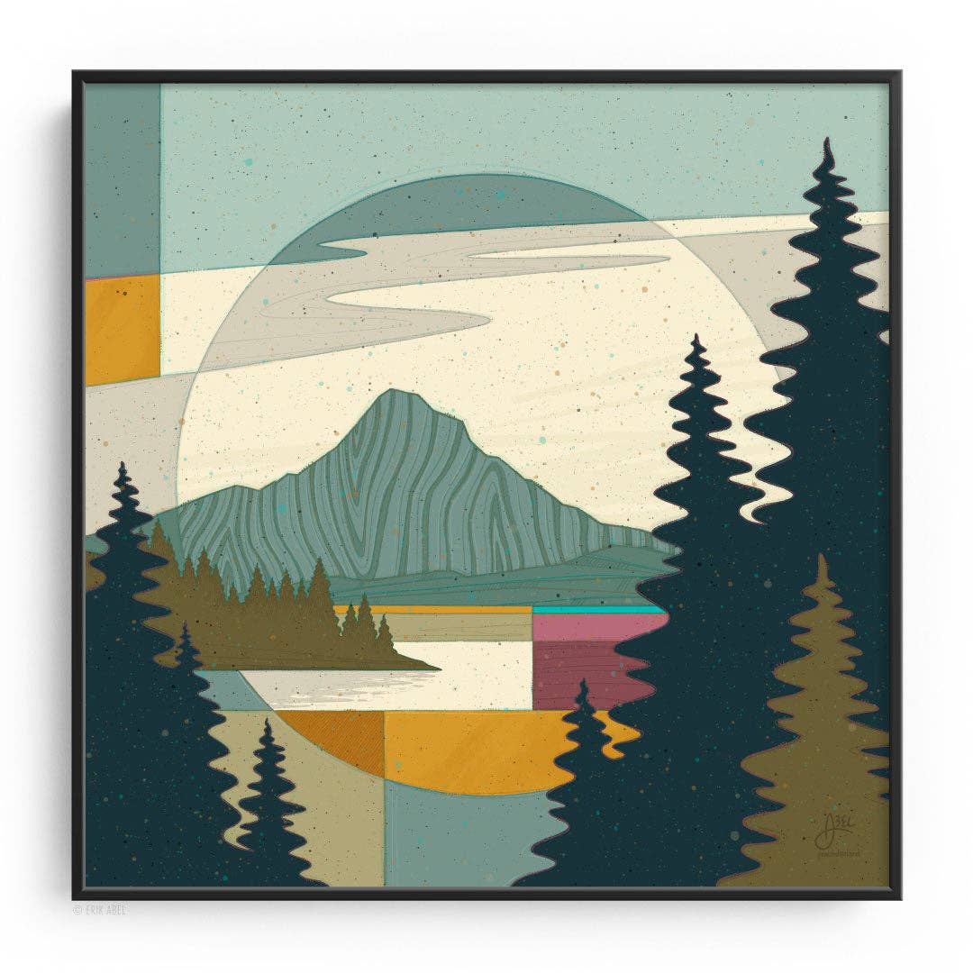 Pnwonderland: Hood - WHLSL Print: Unframed / 12x12 / Bamboo Paper