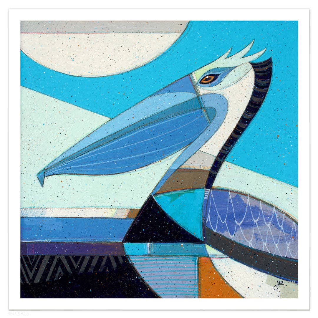 Pelicano 5 - WHLSL Print: ChromaBlock / ChromaBlock Black / 12x12