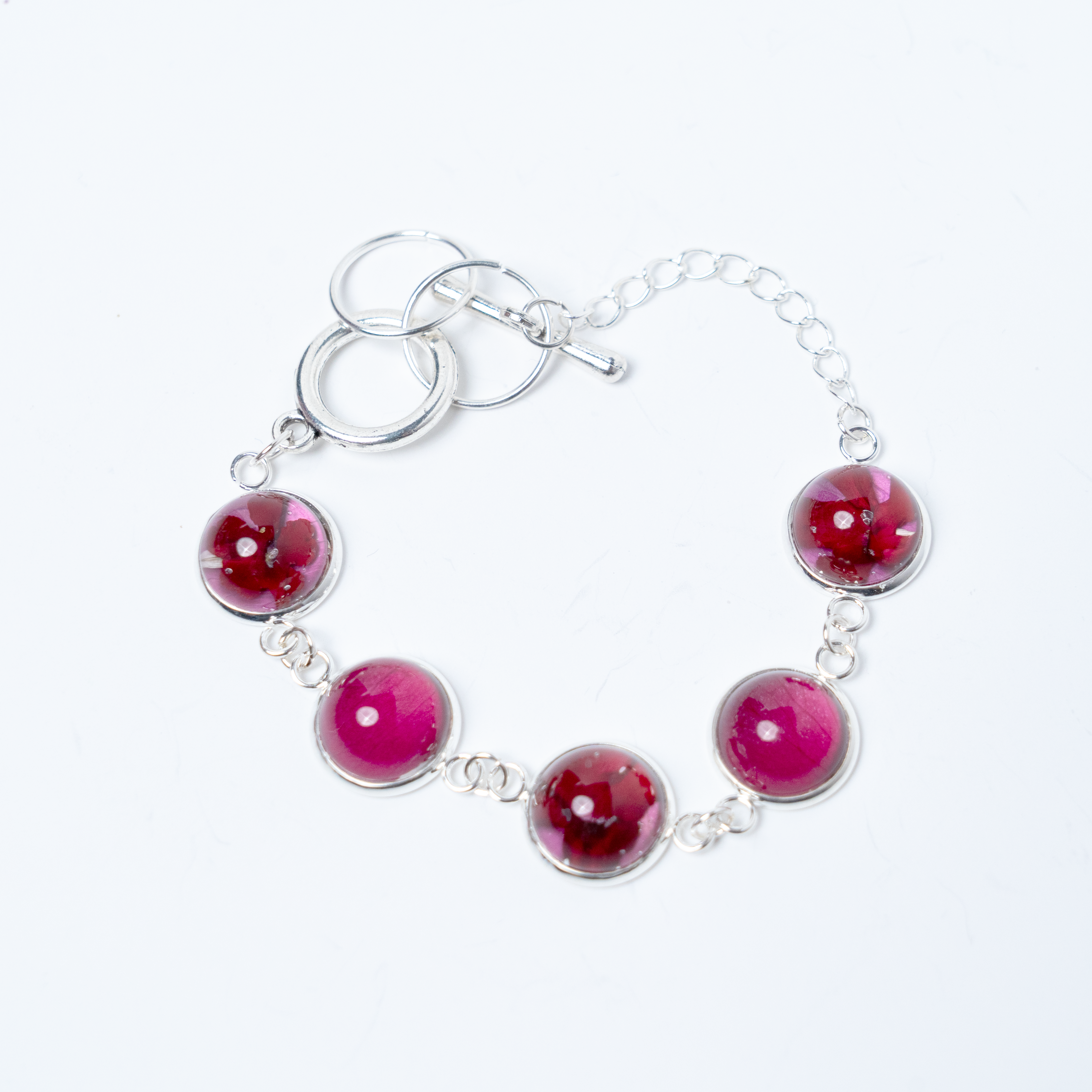 Summer Verbena + Rose Petal Bracelet by Botanical Creations