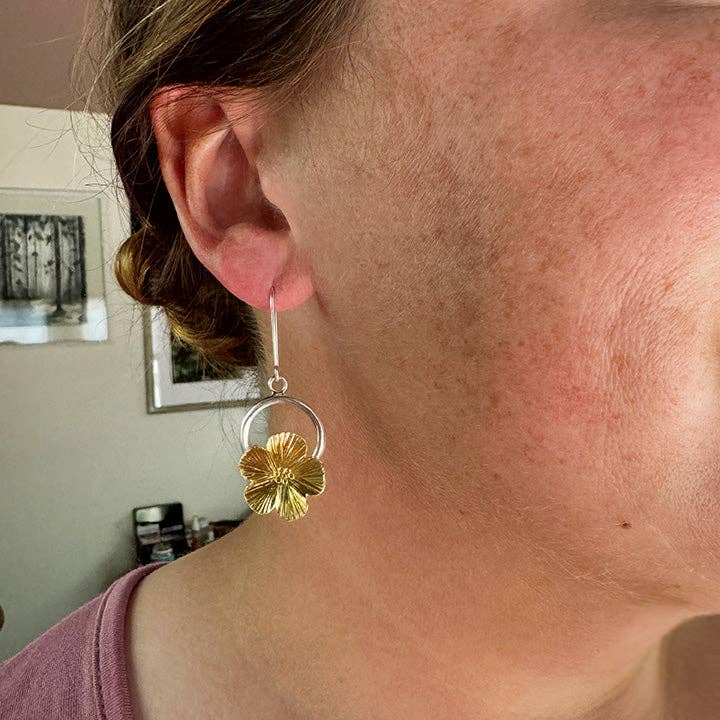 Organic Fun Ditsy Flower Earrings