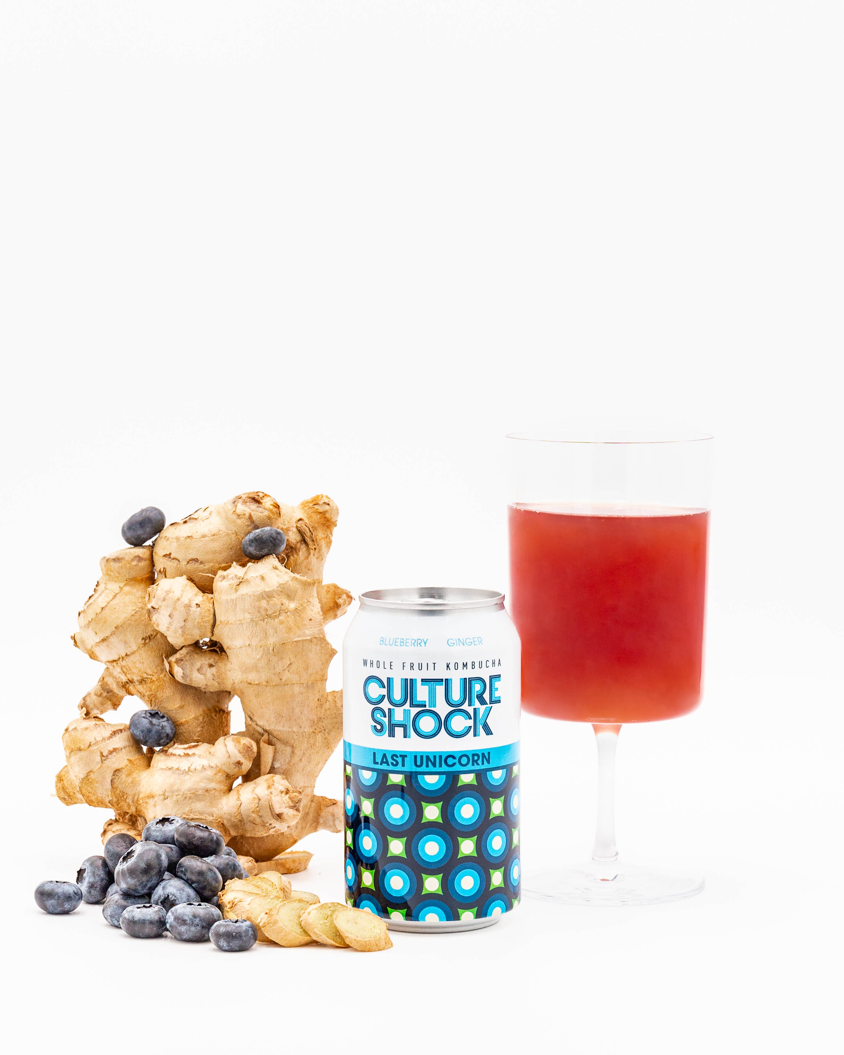 Kombucha, Last Unicorn, blueberry ginger