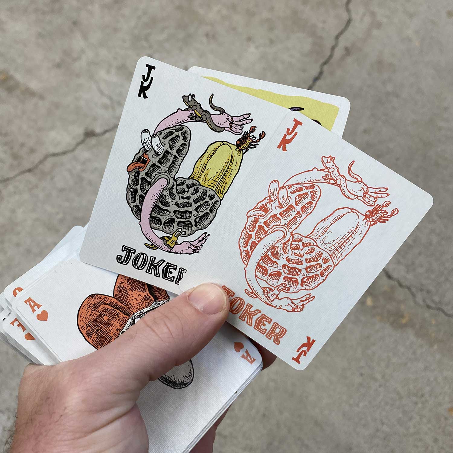 Holy Shrump! Mushroom Playing Cards: SINGLE DECK
