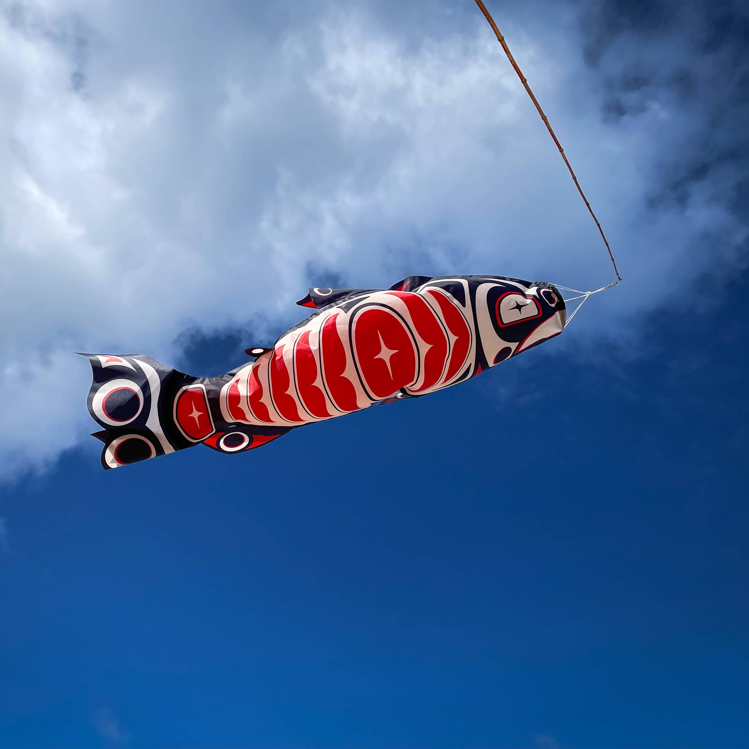 Salmon Totem 48" Fish Windsock