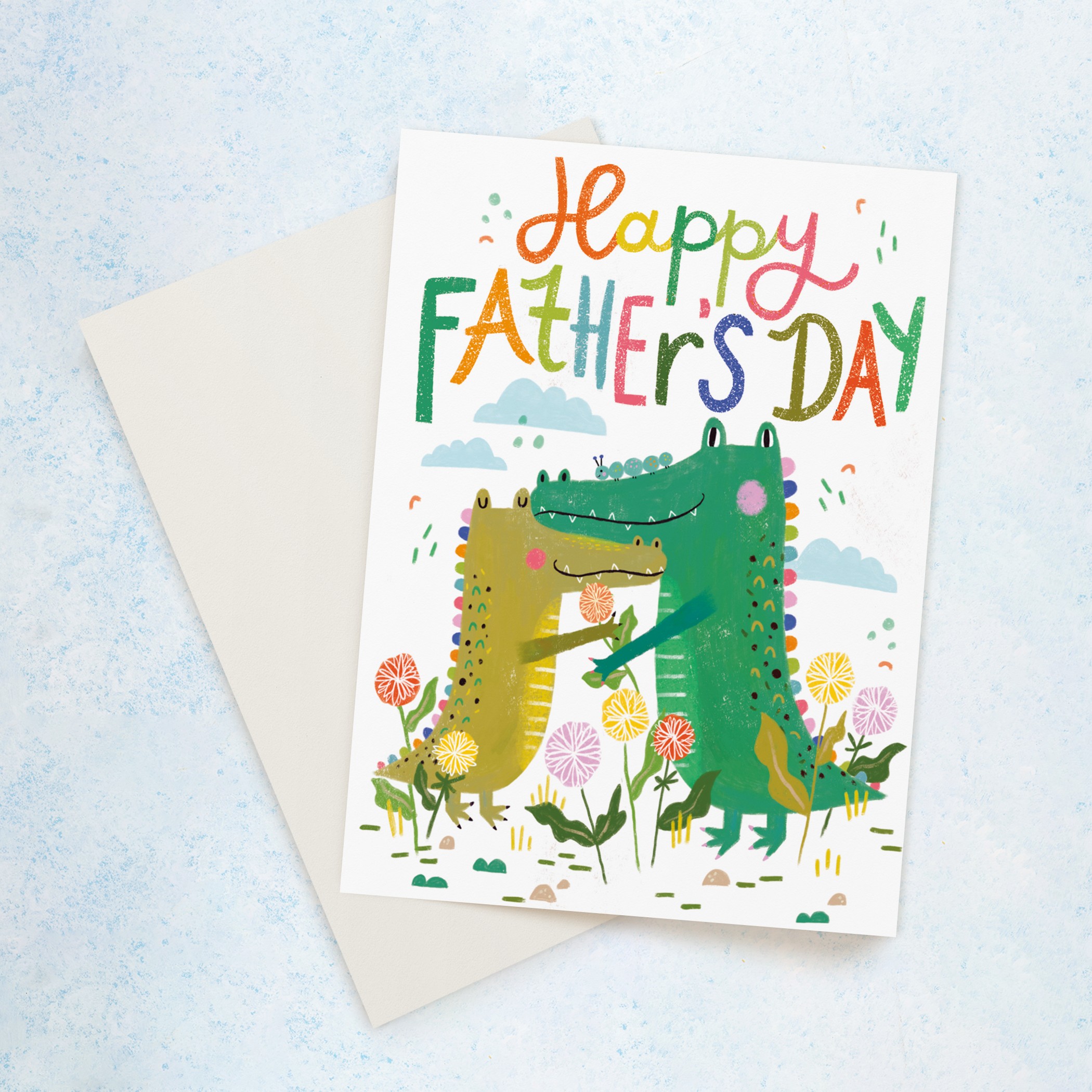 Crocodiles Father's Day Card