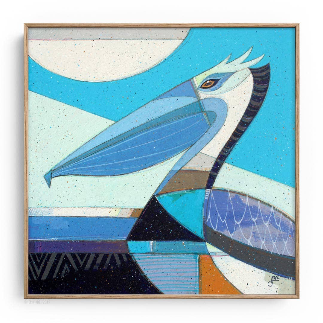 Pelicano 5 - WHLSL Print: ChromaBlock / ChromaBlock Black / 12x12